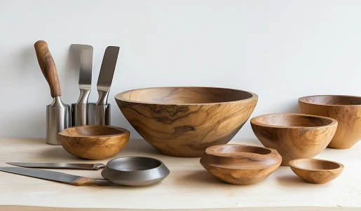 Accessoires de cuisine en bois et inox à Angers (49)